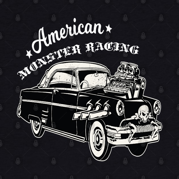 American Car Monster Racing by JeffDesign